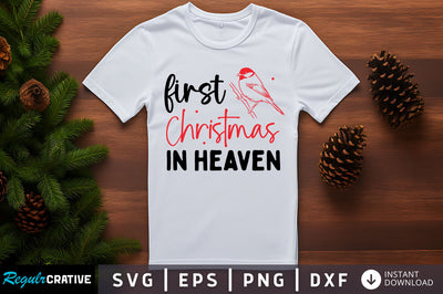 First christmas in heaven SVG Design SVG Regulrcrative 