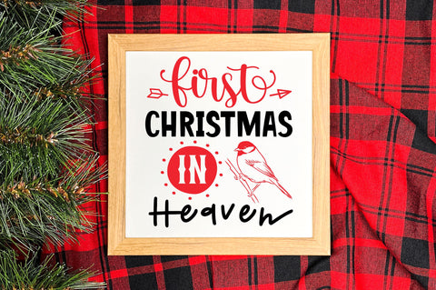 First christmas in heaven SVG Design SVG Regulrcrative 