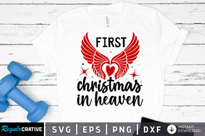 First christmas in heaven svg design SVG Regulrcrative 