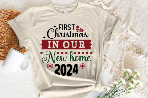 First Christmas In Our New Home 2024 SVG Angelina750 