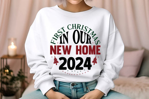 First Christmas In Our New Home 2024 SVG Angelina750 