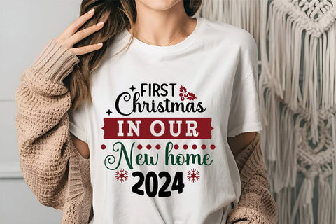 First Christmas In Our New Home 2024 SVG Angelina750 