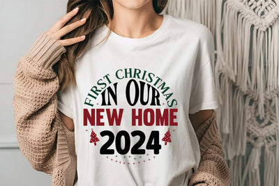 First Christmas In Our New Home 2024 SVG Angelina750 