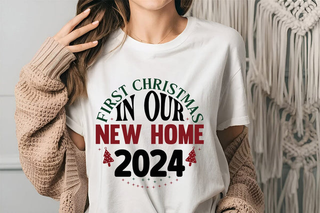 First Christmas In Our New Home 2024 SVG Angelina750 