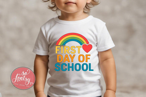 First Day of School - Back to School SVG PNG DXF EPS SVG So Fontsy VIP Design Shop 