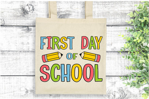 First Day of School Board SVG | T-Shirt Design SVG Silhouette School Blog Design Shop 