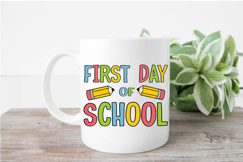 First Day of School Board SVG | T-Shirt Design SVG Silhouette School Blog Design Shop 