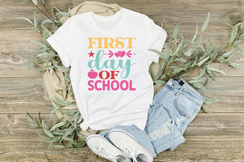 First day of school SVG Angelina750 