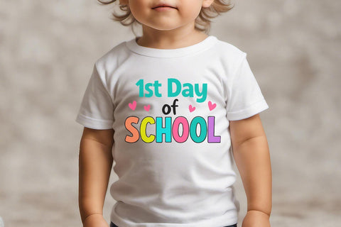 First Day of School SVG - Back to School Cut File SVG Silhouette School Blog Design Shop 