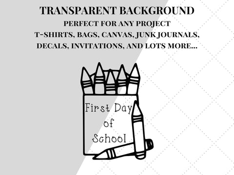 First Day Of School SVG | School PNG SVG Paige Cole Studio 