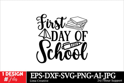 First Day Of School T-shirt Design, Welcome Back To School , Back To School SVG Cut File, Back To School Sublimation PNG SVG Insomnia Std 