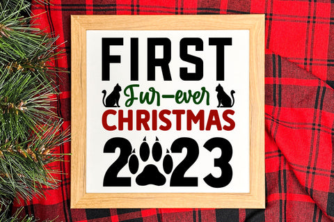 first fur-ever christmas 2023 SVG Design SVG Regulrcrative 