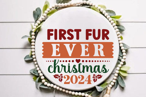 First fur ever christmas 2024 SVG Angelina750 