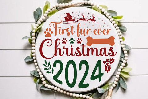 First fur ever christmas 2024 SVG Angelina750 