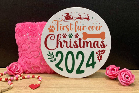 First fur ever christmas 2024 SVG Angelina750 