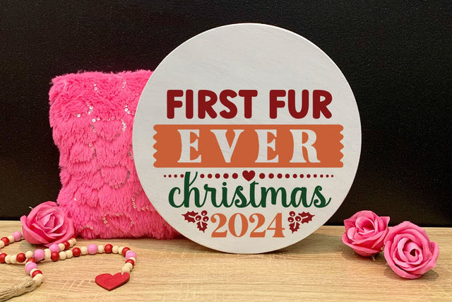 First fur ever christmas 2024 SVG Angelina750 