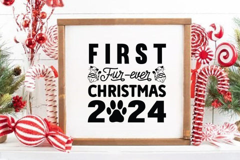 First Furever Christmas 2024 SVG Angelina750 