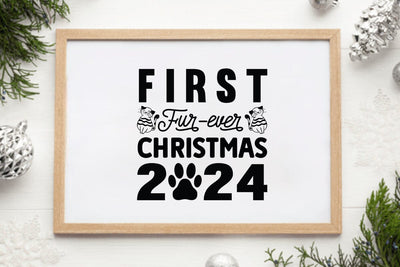 First Furever Christmas 2024 SVG Angelina750 