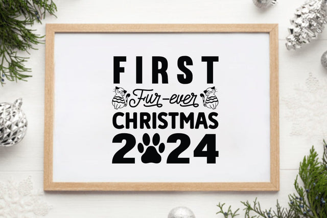 First Furever Christmas 2024 SVG Angelina750 