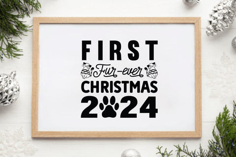 First Furever Christmas 2024 SVG Angelina750 