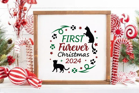 First Furever Christmas 2024 SVG Angelina750 
