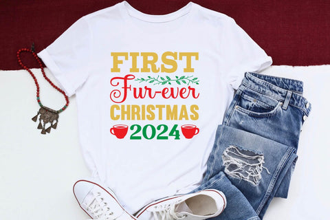 First Furever Christmas 2024 SVG Angelina750 