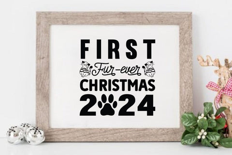 First Furever Christmas 2024 SVG Angelina750 