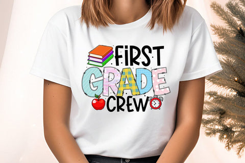 First grade crew PNG Design Sublimation Designangry 