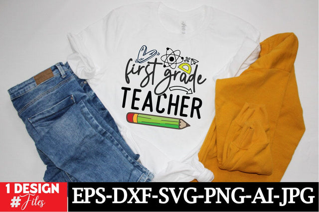 First Grade Teacher SVG Cut File SVG Insomnia Std 