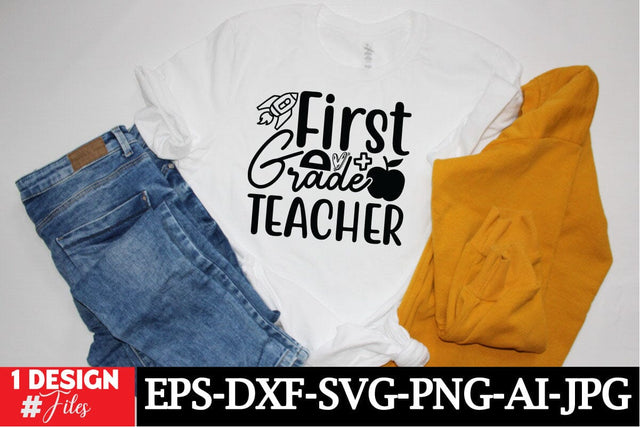 First Grade Teacher SVG Cut File SVG Insomnia Std 