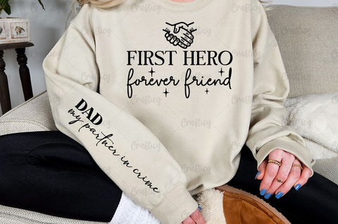 First hero forever friend Sleeve SVG Design SVG Designangry 