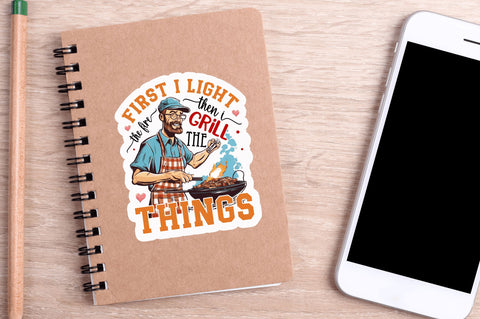 First i light the fire sticker Design Sublimation Regulrcrative 