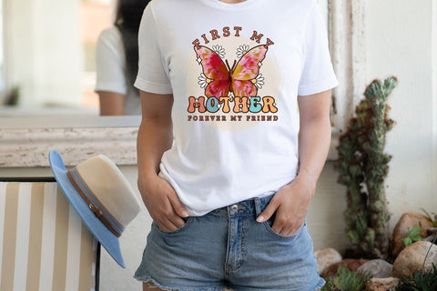 First My Mother - Mother's Day Sublimation Sublimation CraftLabSVG 