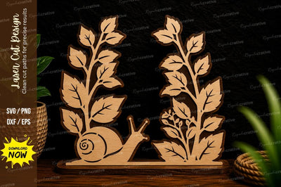 Fish Round Ornament Fishing Coastal Laser Cut SVG File SVG Regulrcrative 