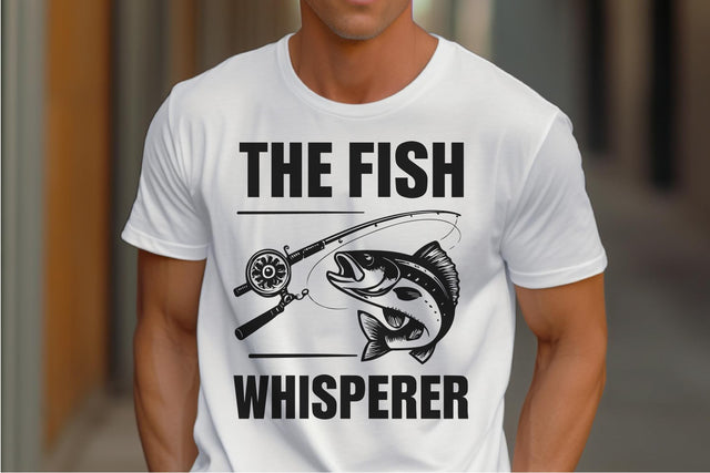 Fish Whisperer SVG PNG DXF EPS Cut File - Cricut & Silhouette Design SVG So Fontsy VIP Design Shop 