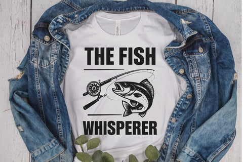 Fish Whisperer SVG PNG DXF EPS Cut File - Cricut & Silhouette Design SVG So Fontsy VIP Design Shop 