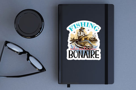 Fishing adventures Sticker Design Sublimation Regulrcrative 