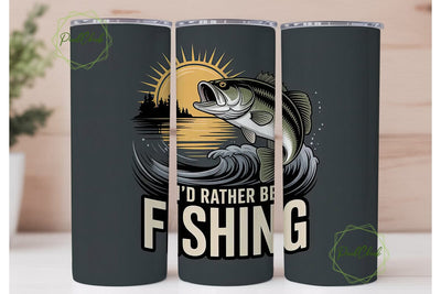 Fishing Bass 20oz Tumbler Wrap Sublimation PixelChick 