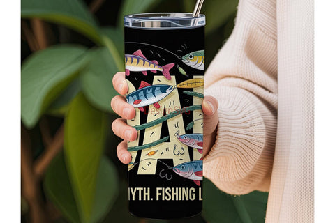 Fishing Dad 20oz Tumbler Wrap Sublimation DesignSVG 