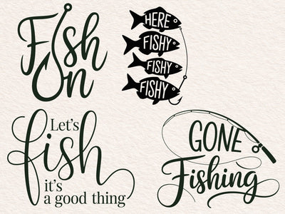 Fishing Funny Quotes, Fish Silhouette, Fishing Saying Svg,Fish Cricut SVG DesignDestine 