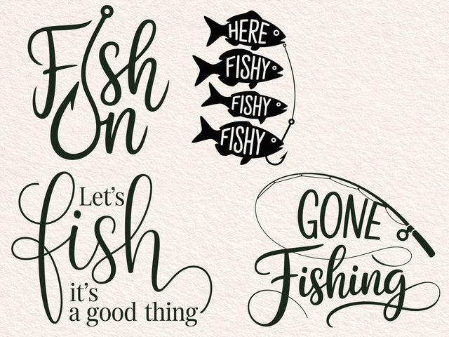 Fishing Funny Quotes, Fish Silhouette, Fishing Saying Svg,Fish Cricut SVG DesignDestine 