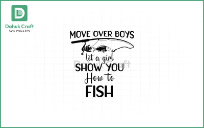 Fishing Girl SVG – Bold & Proud Fishing Girl SVG PNG & EPG V12 SVG dahukdesign 