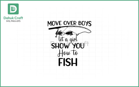 Fishing Girl SVG – Bold & Proud Fishing Girl SVG PNG & EPG V12 SVG dahukdesign 