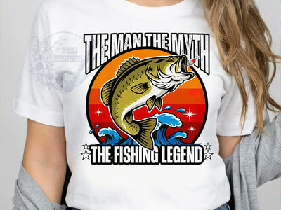 Fishing Legend Humor T-Shirt PNG, Fishing Humor, Fishing Legend, Angler Life, Funny Quote, Sublimation PNG, Outdoor Shirt, Catch Vibes Sublimation ToriDesigns 