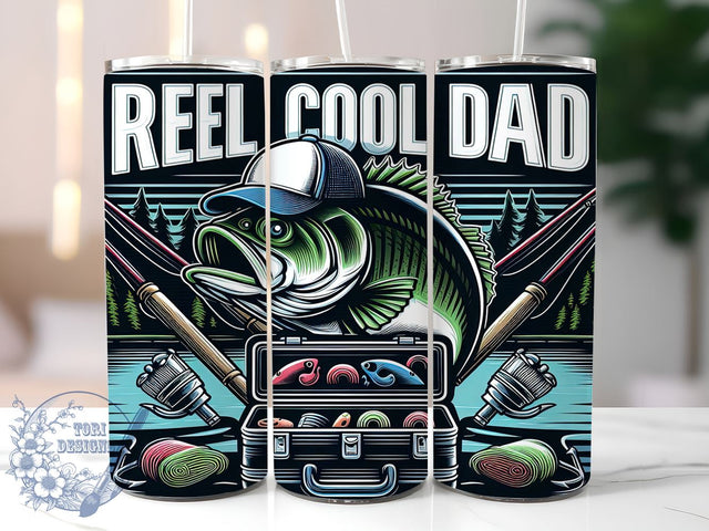 Fishing Life 20oz Skinny Tumbler, Bass Fishing Tumbler Png, Straight & Tapered Tumbler Wrap, Instant Digital Download Sublimation ToriDesigns 