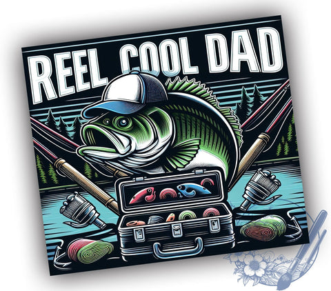 Fishing Life 20oz Skinny Tumbler, Bass Fishing Tumbler Png, Straight & Tapered Tumbler Wrap, Instant Digital Download Sublimation ToriDesigns 