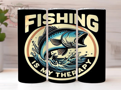 Fishing Life 20oz Tumbler Png, Straight & Tapered Tumbler Png, Fisherman Tumbler Png, Digital Download PNG Sublimation Lara' s Designs 