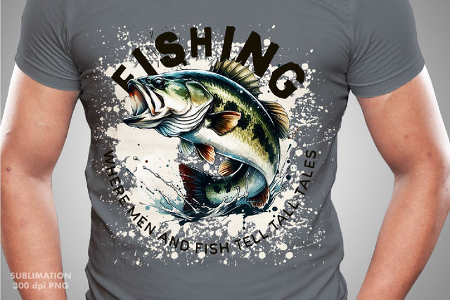 Fishing Lover PNG | Fishing Shirt PNG Sublimation Petunia Digital Design 