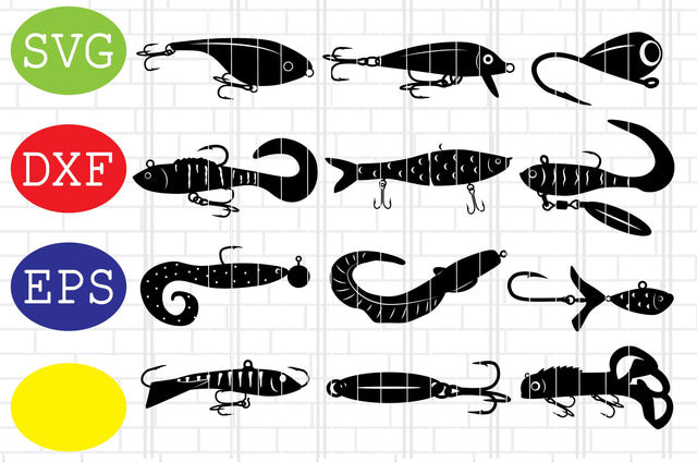 Fishing Lure Svg, Fishing Svg, Fishing Hook Svg, Fisherman Cut File Svg, Jpg, Eps, Dxf Files SVG DigitalSvgFiles 