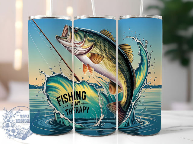 Fishing Quote Angler Tumbler Wrap, Angler Tumbler, Fishing Quote Design, Fisherman Gift, Sublimation Template, 20oz Tumbler Wrap, Outdoor Sports Gift Sublimation ToriDesigns 